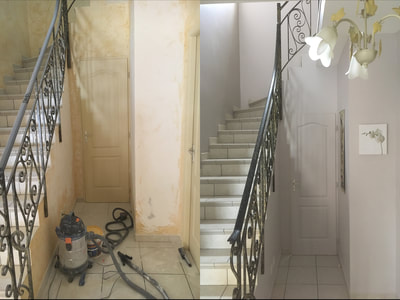 renovation peinture avant apres